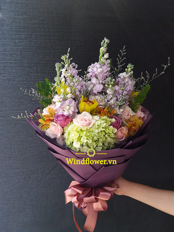 bó hoa đẹp, bó hoa sinh nhật, bó hoa tình yêu